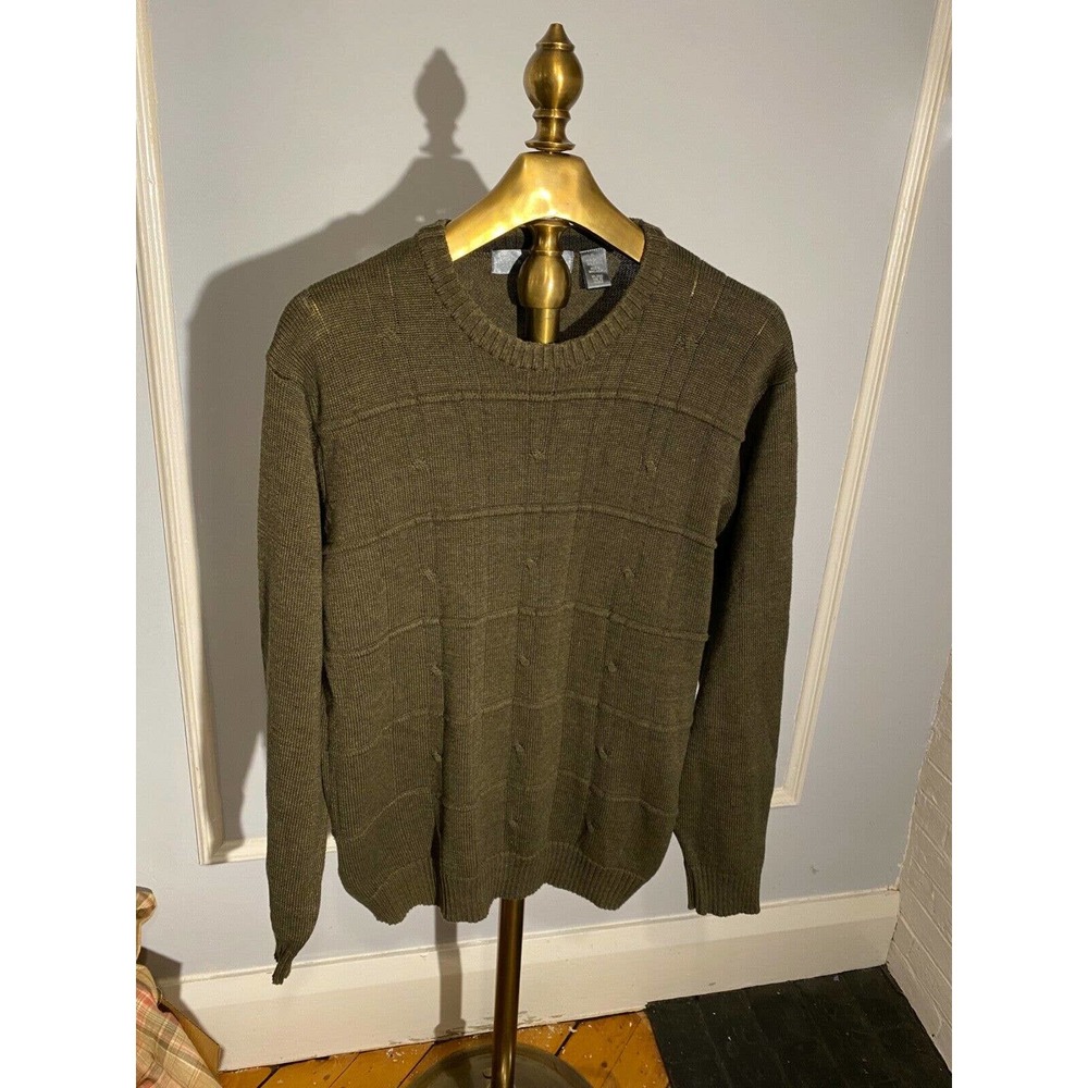 Oscar De La Renta Cable Knit Crewneck Sweate
